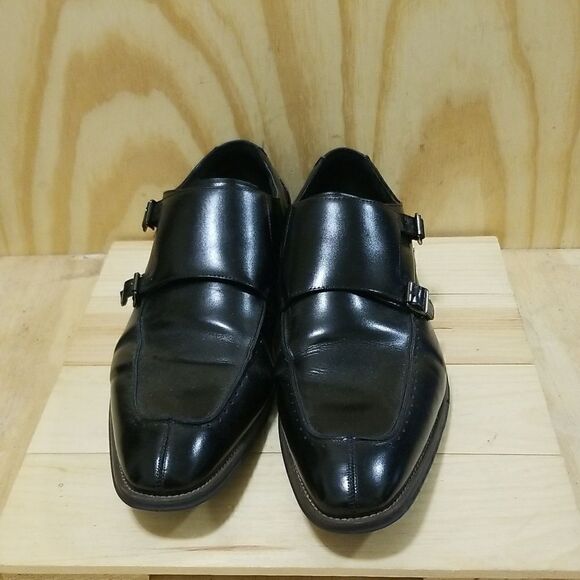 Stacy Adams "Gordon" Double Monk Strap Loafers Mens size 14 - Picture 7 of 9